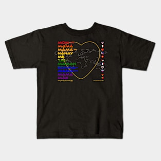 MOM: Say ¿Qué? Top Ten Spoken (USA) (Rainbow) Kids T-Shirt